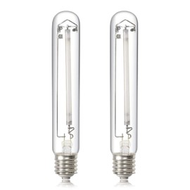 iPower 600W Pressure Sodium HPS Grow Light Bulb, with High PAR Enhanced Red and Orange Spectrums, for Plants Growth, CCT 2100K, 2 Pack
