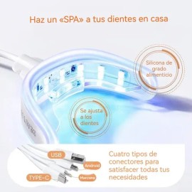 Blanqueador Dental Lampara Ultra Violeta Led Para Dientes