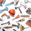50Pcs Collection of Hand Tool Stickers for Toolbox Cool Tool