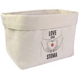 Large 'Love Your Stoma' Canvas Organiser/Storage Bag (OR00031943)