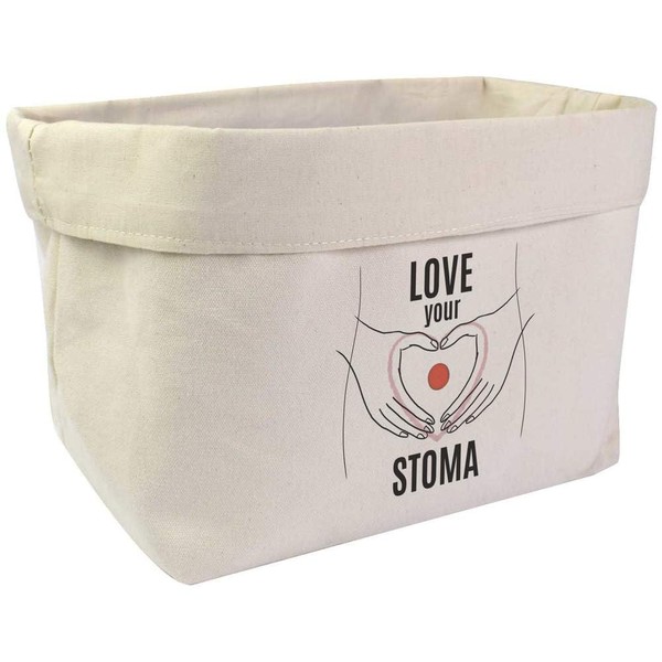 Large 'Love Your Stoma' Canvas Organiser/Storage Bag (OR00031943)
