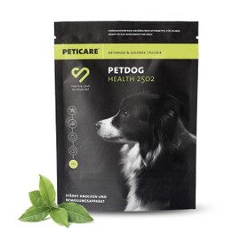 Peticare PetDog Health 2502 Joint Powder for Dogs | With MSM, Collagen | Strengthens Bones, Joints, Musculoskeletal System, Osteoarthritis | Best Acceptance: No Tablets | Natural Supplementary Food