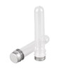 Gatuida 8pcs Clear Test Tubes with Caps Versatile Separation Bottles