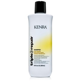 Kenra Professional Triple Repair Shampoo | Targets & Repairs Weak or Broken Bonds | Split Ends | Damaged Hair | Bond Builder | Sulfate-Free