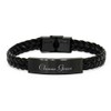 Choose Grace Bracelet for Him Her Men Women Braided Leather