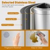 S AFSTAR Corner Trash Can 16 Gallon/60 L, Kitchen Garbage