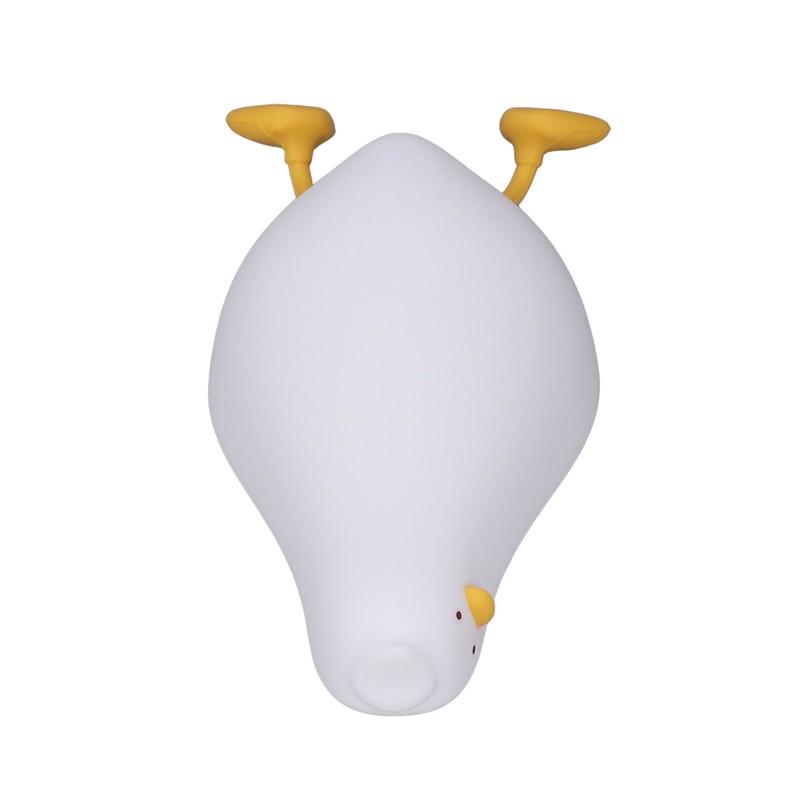 LED Night Light Cute Lying Duck Shape Soft Silicone Soft