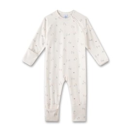 Sanetta Girls Romper Beige | Practical and Comfortable Cotton Velour Romper for Girls Baby Jumpsuit, beige, 80