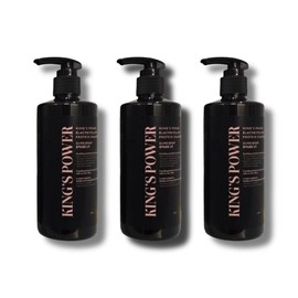 King's Power Color Shampoo Black and Volume Shampoo 300ml 3pcs / 킹스파워 염색 샴푸 블랙 앤 볼륨 샴푸 300ml 3개