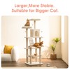 MWPO 70.1-Inch Large Cat Tree, Multi-Level Tall Cat Tower for