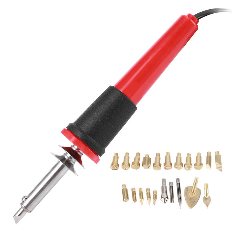 Electric Soldering Iron Set Wood Burning Pen Engraving Carving Pyrography