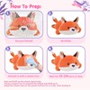 Cute Fox Plush Pillow, Kawaii Plushies Red Fox Stuffed Animals,