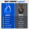Lyplus 5/16" G80 Clevis Sling Hook with Latch,2490 LBS WLL,