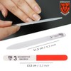 3 Swords Germany Double Sided Glass Nail Files for Natural