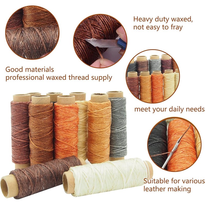 MsGoshin Leather Working Tools for Beginners: Professional Leather Craft Kit