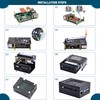 GeeekPi Metal Case with N04 PCIe M.2 Key-M NVMe SSD