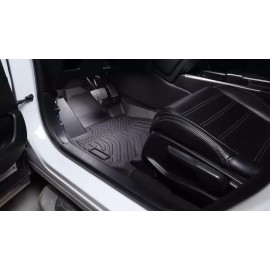 Fuke For 2021-2023 Hyundai Elantra All Weather Floor Mats 3D TPE Front & Rear Liners