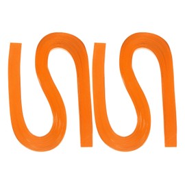 PATIKIL 240pcs Quilling Strips Paper 3/8"(10mm) 21"(54cm) Origami Paper Quilling Strip for Art DIY Hand Craft Christmas, Orange