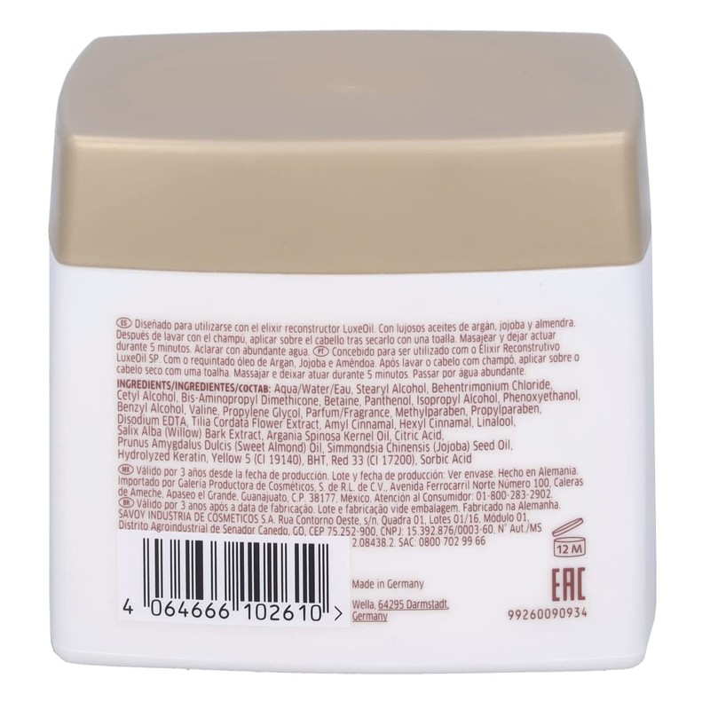 Wella, SP Luxe Oil Keratin Restore Mask, 400 ml