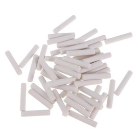 50 Pcs White Rubber Eraser Refill Eraser with Refills Replacement Erasers Sketch Erasers Suitable for School, Office Lovely and Attractive, Erasers and Correction Products, Erasers (5 * 25mm)
