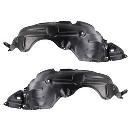 TRQ Inner Fender Liner Set Compatible with 2007-2011 Toyota Yaris TO1250119 TO1251119