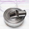 11 Pieces Metal Cookie Cutter Set, Round Cookie Cutters, Stainless