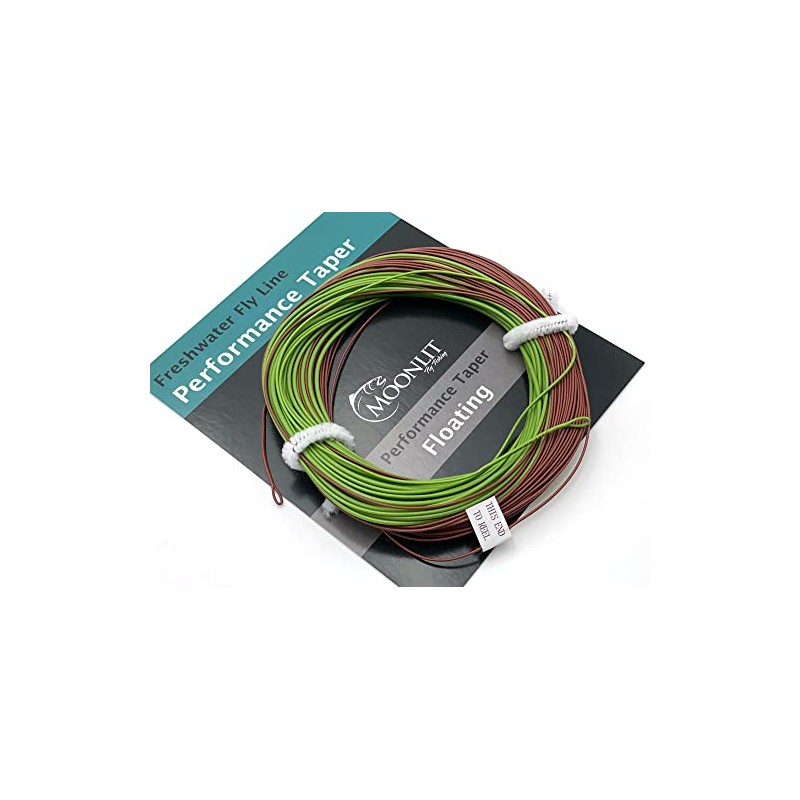 Moonlit Performance WF Taper Floating Fly Line (Olive & Brown,