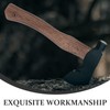 OSALADI American Axe Handle Replacement 27cm Carbonized Q. Wood Tiger