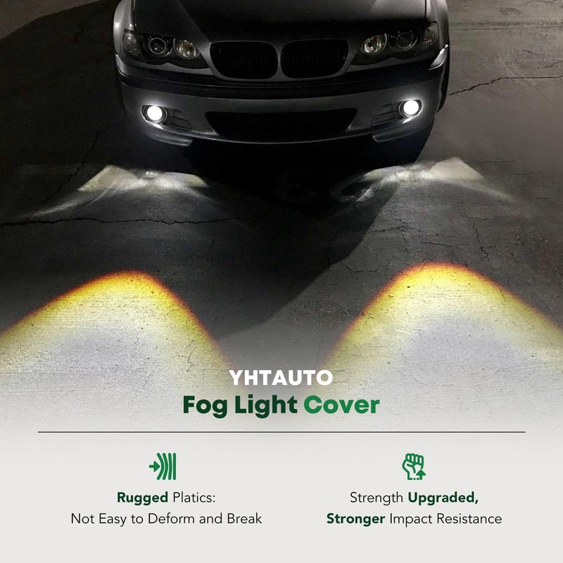 YHTAUTO Fog Light Bezel Fits Mitsubishi Mirage G4 Mirage 2021-2024
