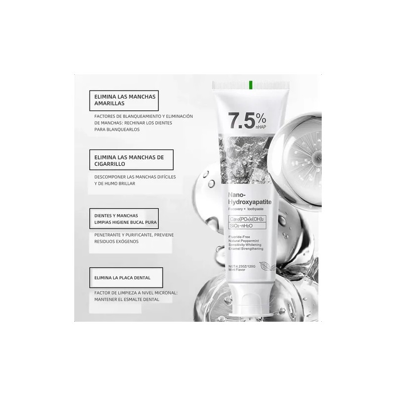 Dentífrico Reparador Con Nano Hidroxiapatita