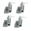 Smarkey Solar Panel Assembly Mounting Z Bracket Kits 4 Units