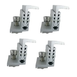 Solar Panel Assembly Mounting Z Bracket Kits 4 Units Adjustable