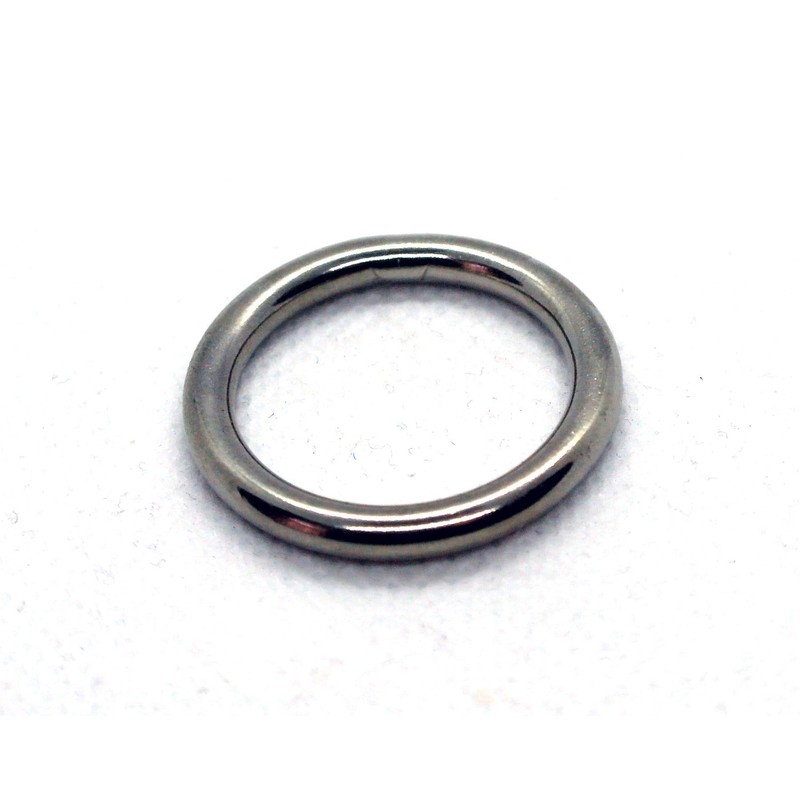 ‘O’ Rings welded polished Marine Grade A4 Stainless Steel 316.