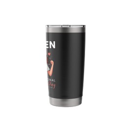 International Women's Day 2025 Accelerate Action 8th March Stainless Steel Insulated Tumbler