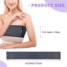 Abdomencare Breast Implant Stabilizer Band I Post Surgery Breast Band Chest Compression Wrap For Women I Breast Augmentation Band I Bra Breast Reduction Recovery Supplies For Healing I One Size