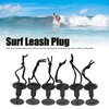 6Pcs Surf Board Leash Leg Rope Plug Nylon Plastic Surf