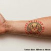 'Welcome To Clown World' Temporary Tattoo - Water Resistant, Skin-Safe,