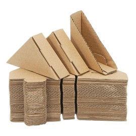 sourcing map Adjustable Cardboard Corner Protector, Cardboard Edges Protectors 6x6x2cm for Art, Packing, Shipping Supplies Pack of 60