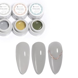 SHEER COLOR GEL "Nature" Dullness Sheer Earth Color, Natural, Sheer, Slightly Coloring, Gel Nail Gel, Art Gel, Gel Nail Supplies, Nail Gel, Popular Self Gel Nail Art, Popular Self Gel Nail