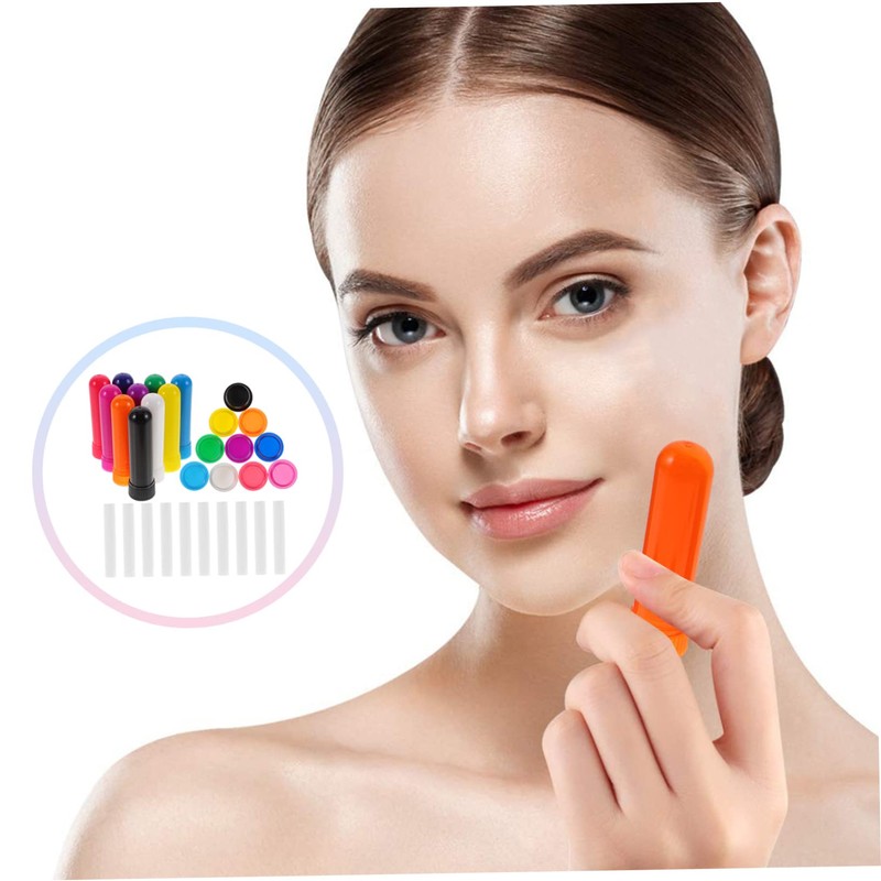 NOLITOY Sets Plastic Tube for Essential Oils Aromatherapy Stick Nasal