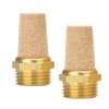 Pneumatic Silencer Made of Sintered Bronze 1/2 Inch Set of