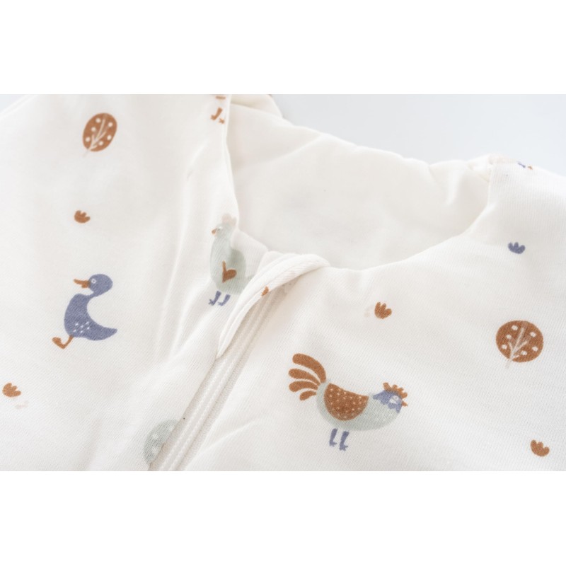 Träumeland Liebmich Summer Sleeping Bag, Cotton, Kikeriki, Size 60