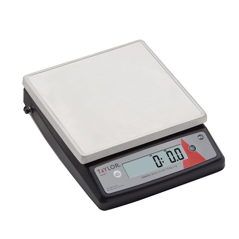 Taylor TE22FT 22-Pound Digital Portion Control Scale, Food Scale for