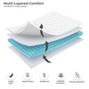 LUX Décor Twin XL Mattress Pad - Quilted Elastic Fitted