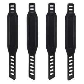4Pcs Exercise Bike Pedal Straps, Heavy Duty Adjustable Length Universal Pedal Strap Fits Most Bike Pedals Exercise Bike Bicycle Cycle For Home or Gym