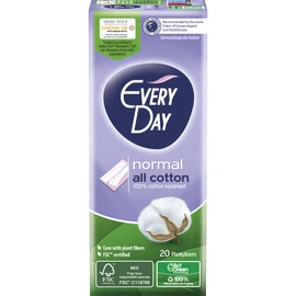 EveryDay All Cotton Normal Pantiliners 100% Cotton Pack of 20