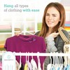 Sharpty Plastic Hangers Clothes Hangers for Clothing, Closet, Coats &