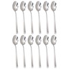 Argon Tableware Tondo Stainless Steel Dessert Spoons - 21cm -