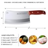 Classic 7-inch Heavy Duty Meat Cleaver Knife - Bone Chopper