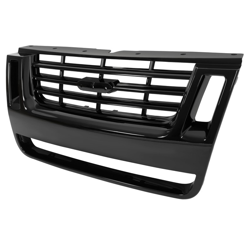 KUAFU Front Grill Compatible with 2006-2010 Ford Explorer/Explorer Sport Trac